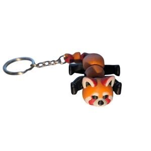 Adorable Red Panda Articulated Keychain and cute flexible fidget toy 3d Printed